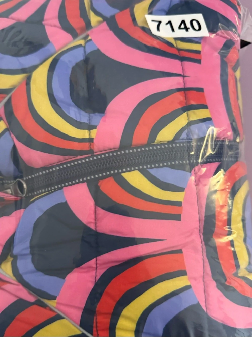 Hannah Andersson Printed Baby Snowsuit in Hello Rainbow